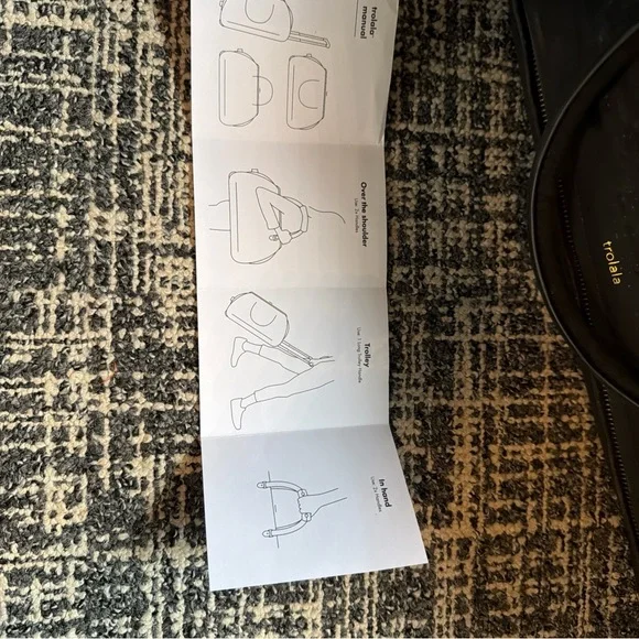 Laflore Trolala carryon luggage suitcase handbag cork w dust bag packing cubes - Picture 12 of 16